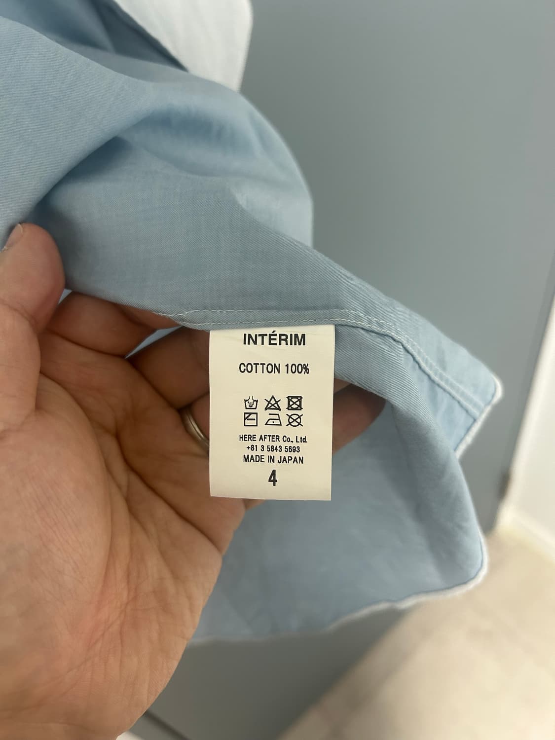 인테림 수피마 코튼 셔츠 상품이미지2