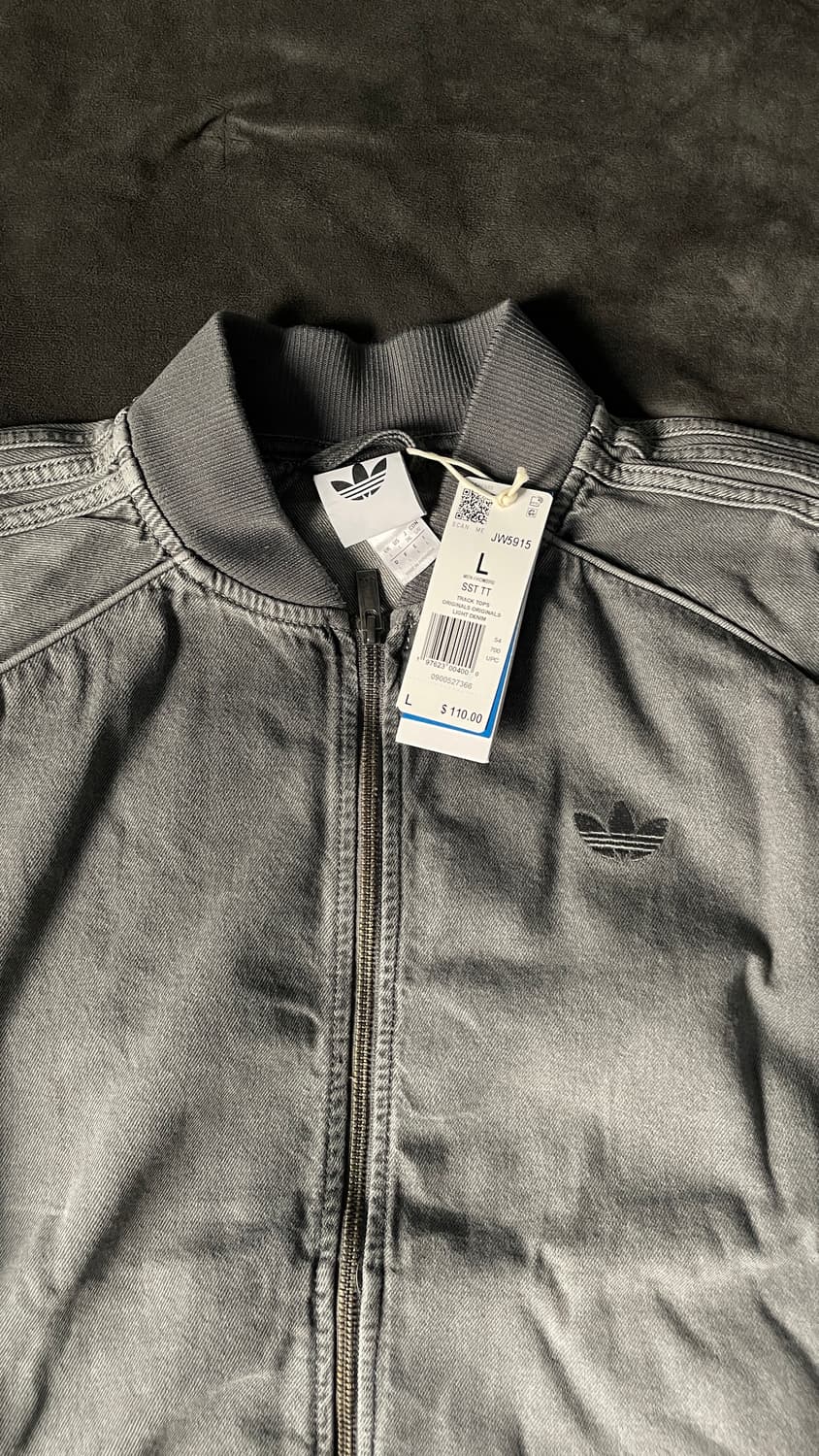 아디다스 sst 트랙 데님 자켓 새상품 택포함 L사이즈 상품이미지4