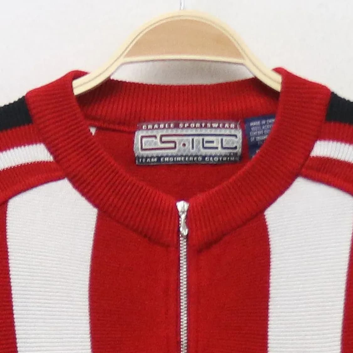 CSTEC  스트라이프 반집업 니트 61280 상품이미지6