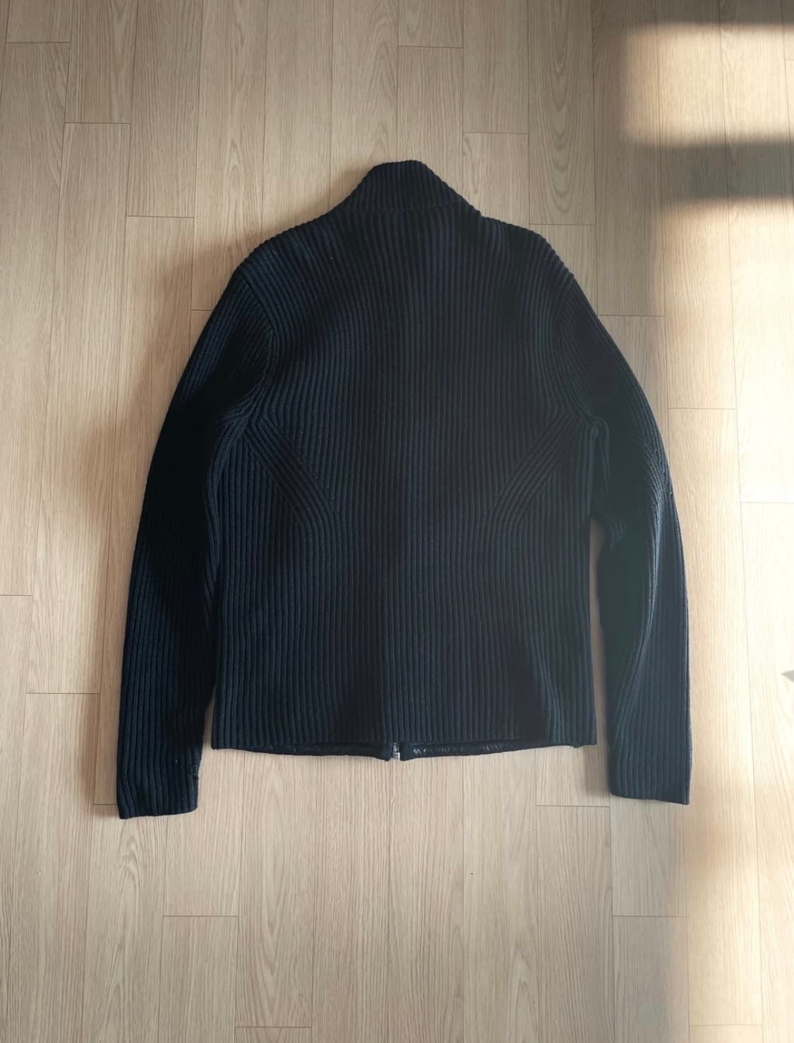 [L]아르마니 익스체인지 레더 니트 집업자켓 상품이미지2