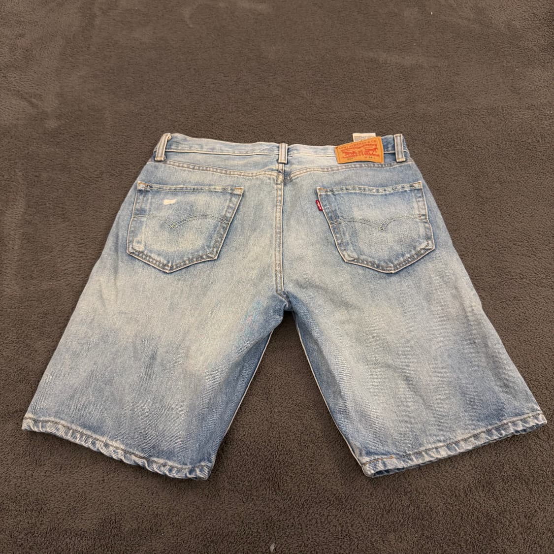 [ 정품/34 ] 리바이스 502 쇼츠 빈티지 하프 데님 팬츠 반바지 상품이미지3