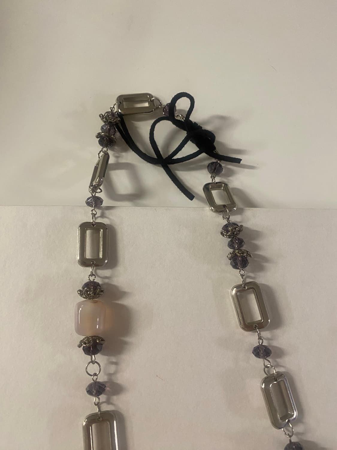 오팔 글라스 빈티지 네크리스 상품이미지4