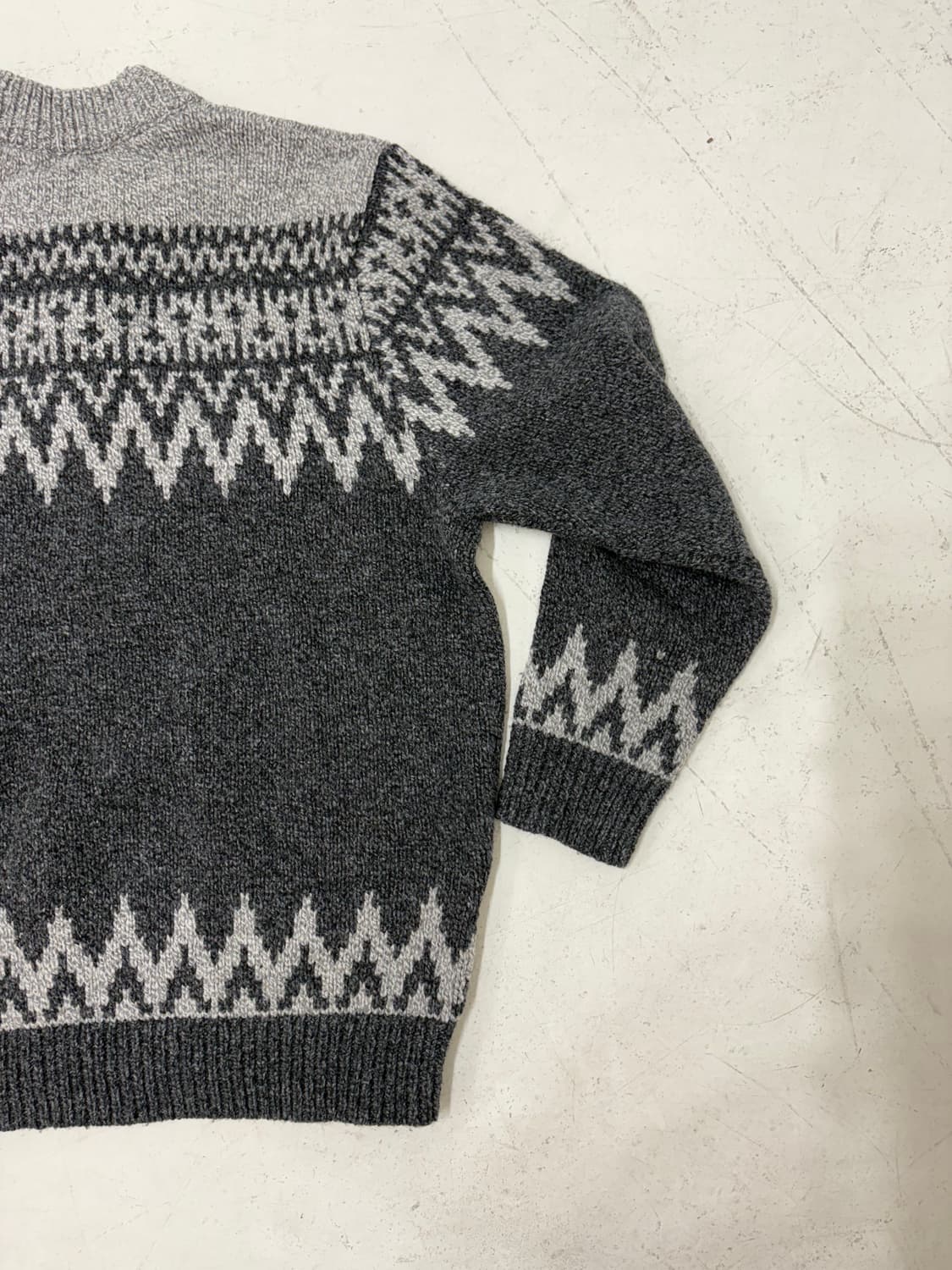 00‘s LL Bean Fair isle Lams Wool Sweater 상품이미지9
