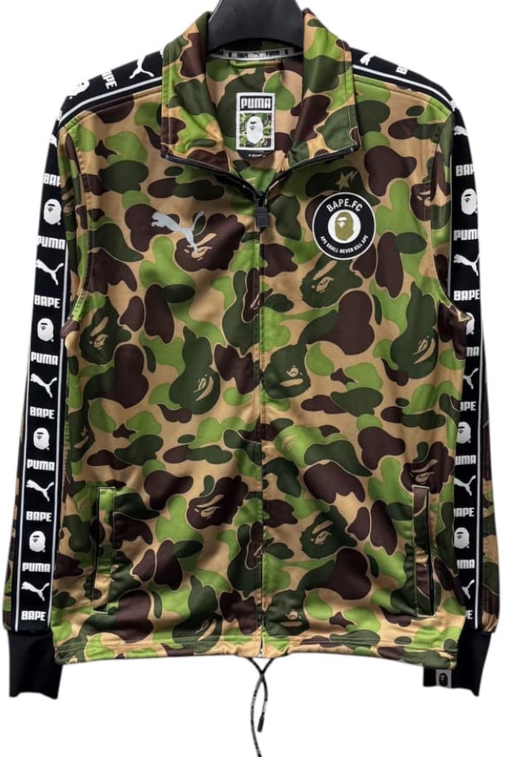 BAPE x PUMA 카모 트랙자켓 XS / 정가 27만 / 거의 새상품 상품이미지1