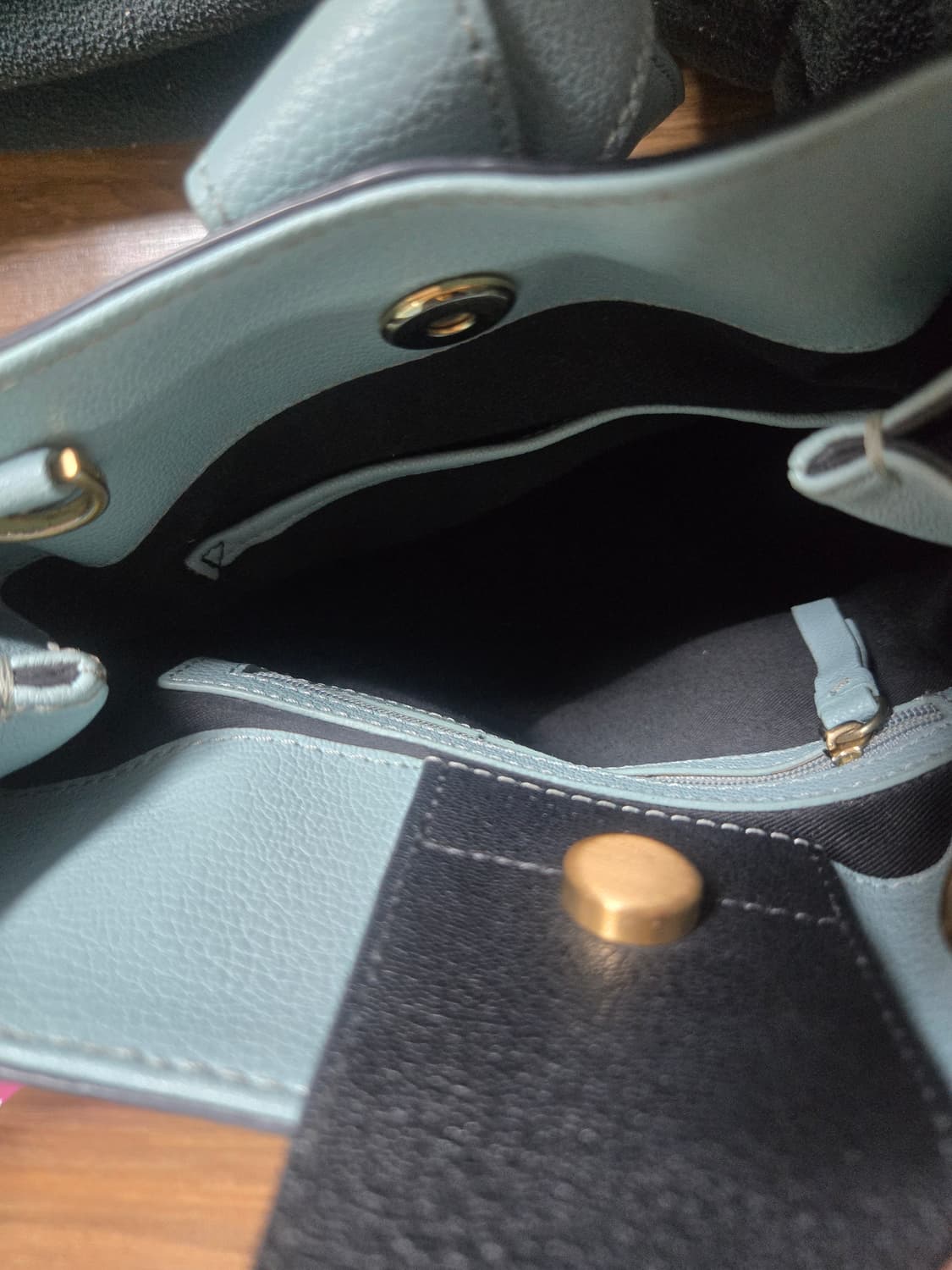 오스트카카 - 리카23 소가죽 버킷백 (민트) 상품이미지7