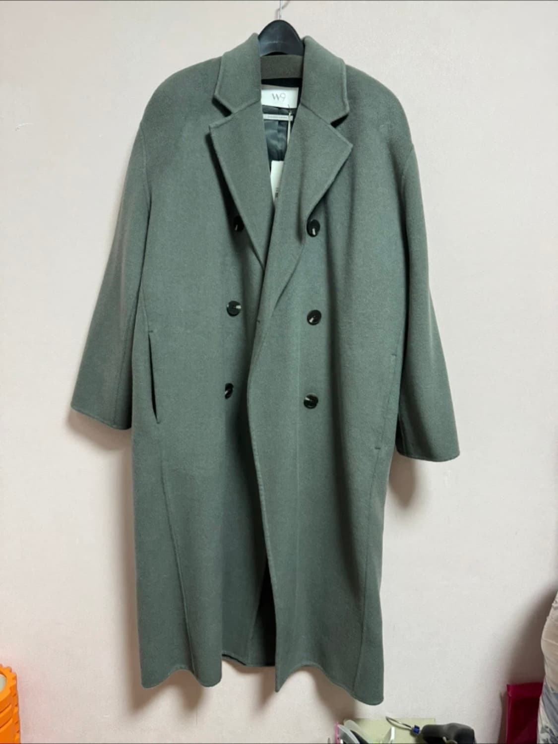 [W9] 캐시미어 핸드메이드 더블코트 상품이미지3