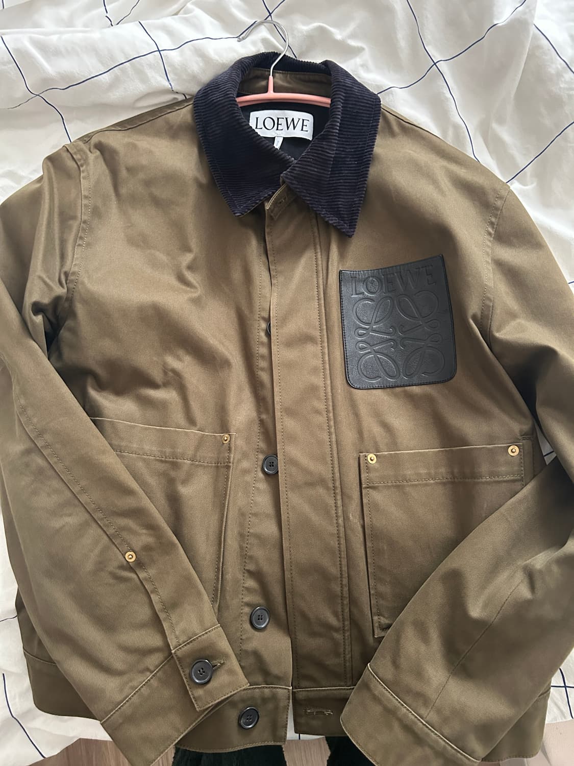[48] 로에베 워크자켓 카키 상품이미지1