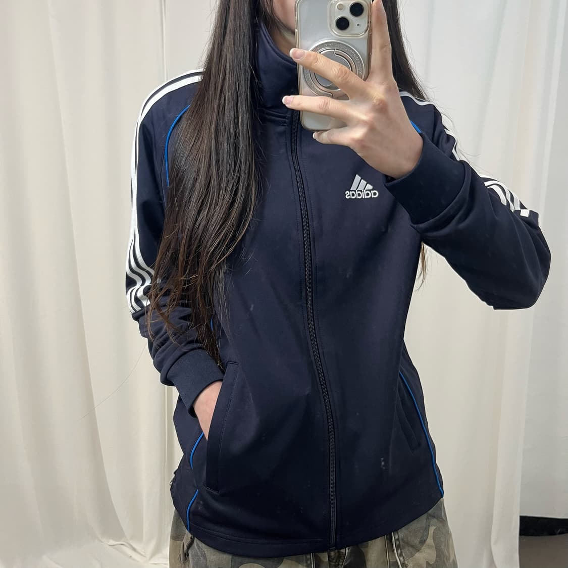 Adidas Navy Martial Arts Track Jacket 상품이미지3