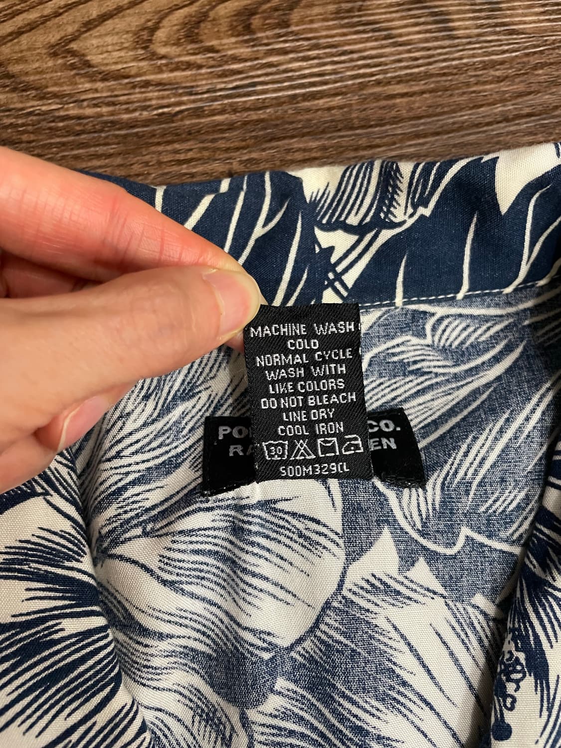 폴로 레이온 플로럴 하와이안 캠프 셔츠 상품이미지6