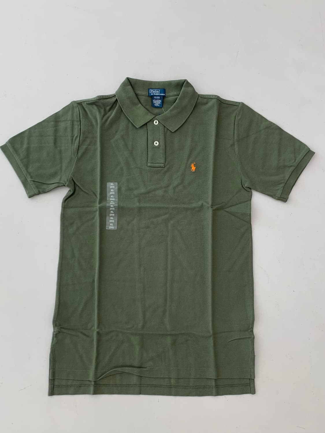 폴로 랄프로렌 보이즈 반팔 카라티 카키 XL(20) 상품이미지2