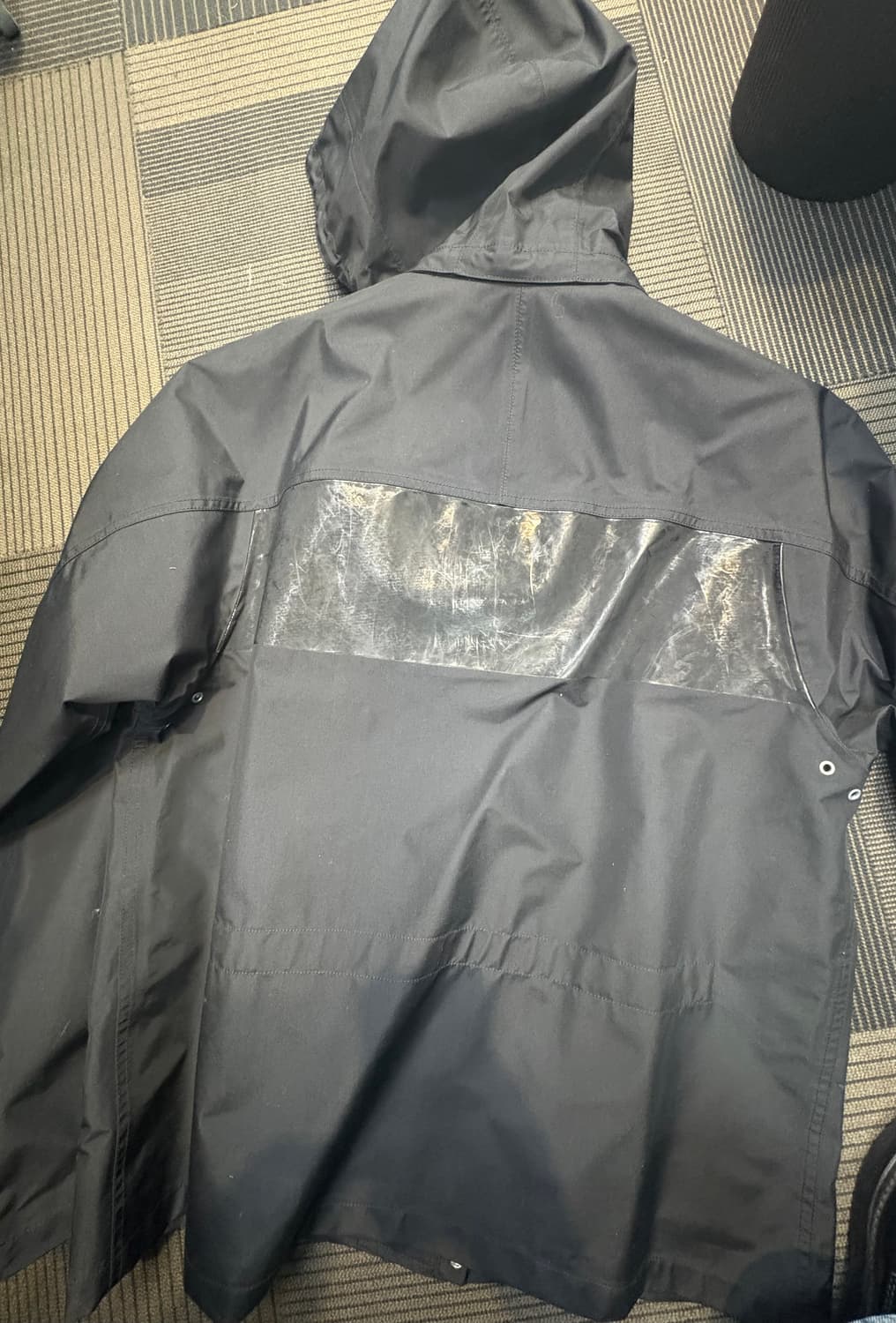 헬무트 랭 테크 집업 블랙 후드 바람막이 상품이미지7