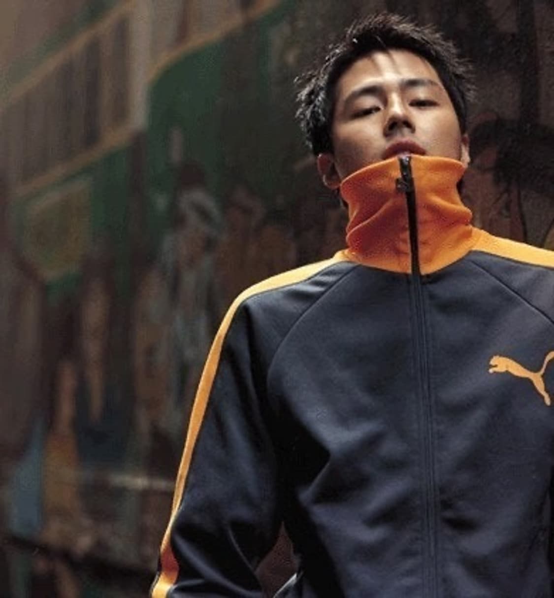 퓨마 puma 저지 져지 트레이닝 자켓 XL 상태 좋음. 네이비 상품이미지8