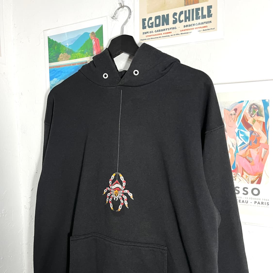 USA  프린팅 후드티 상품이미지3