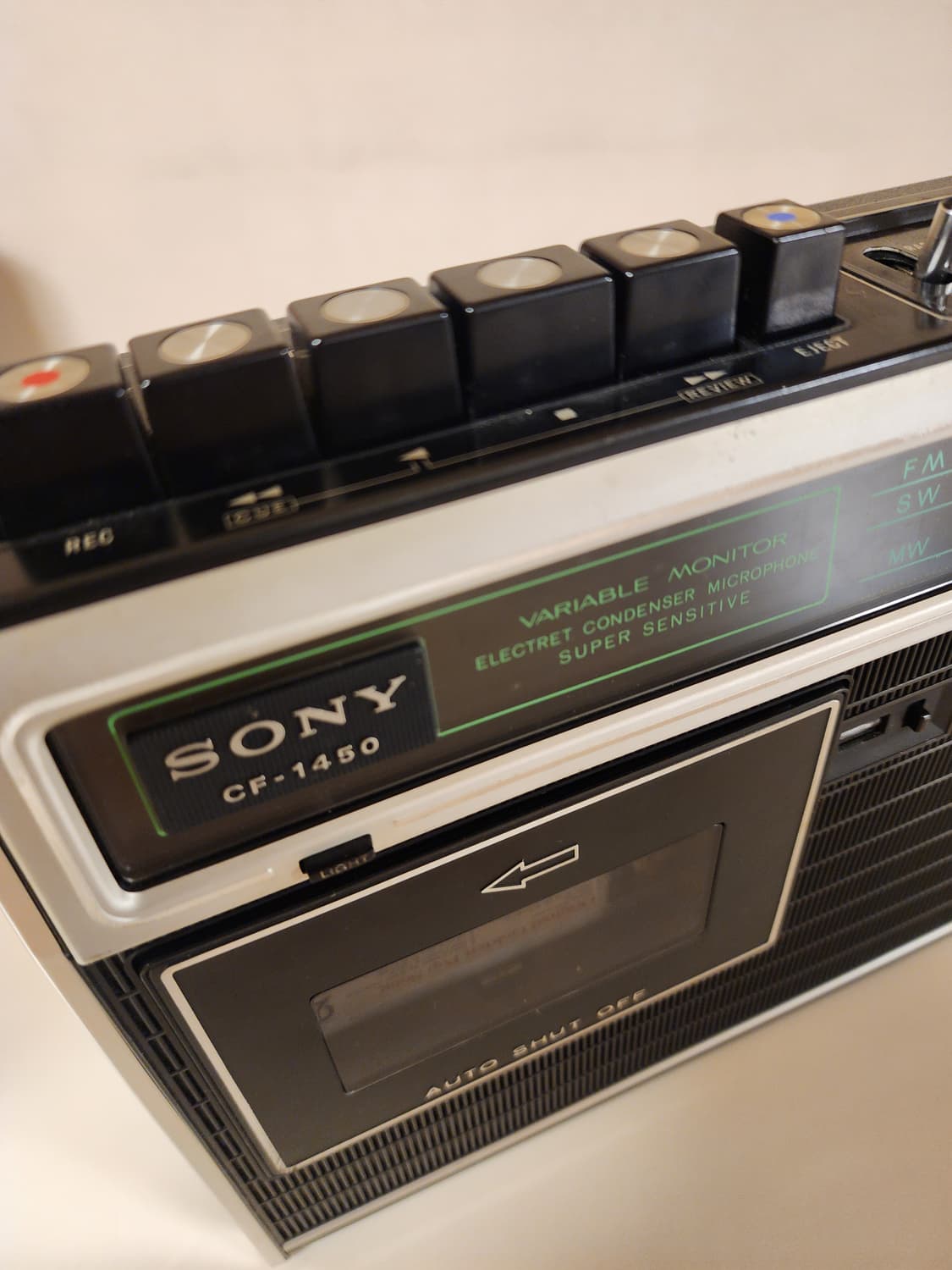 소니 빈티지 카세트 라디오 CF-1450 상품이미지2