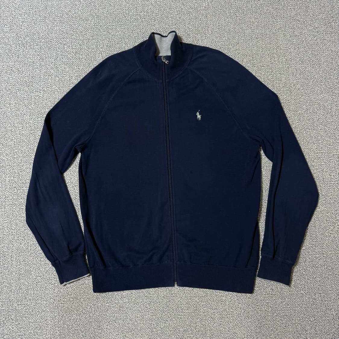 폴로 랄프로렌 니트 집업 네이비 M 상품이미지2