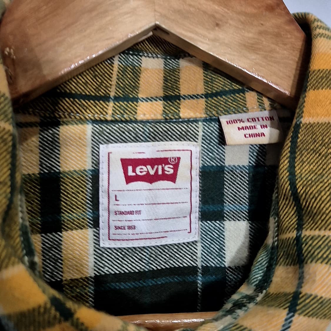 Levis 리바이스 투 포켓 체크 셔츠 상품이미지3
