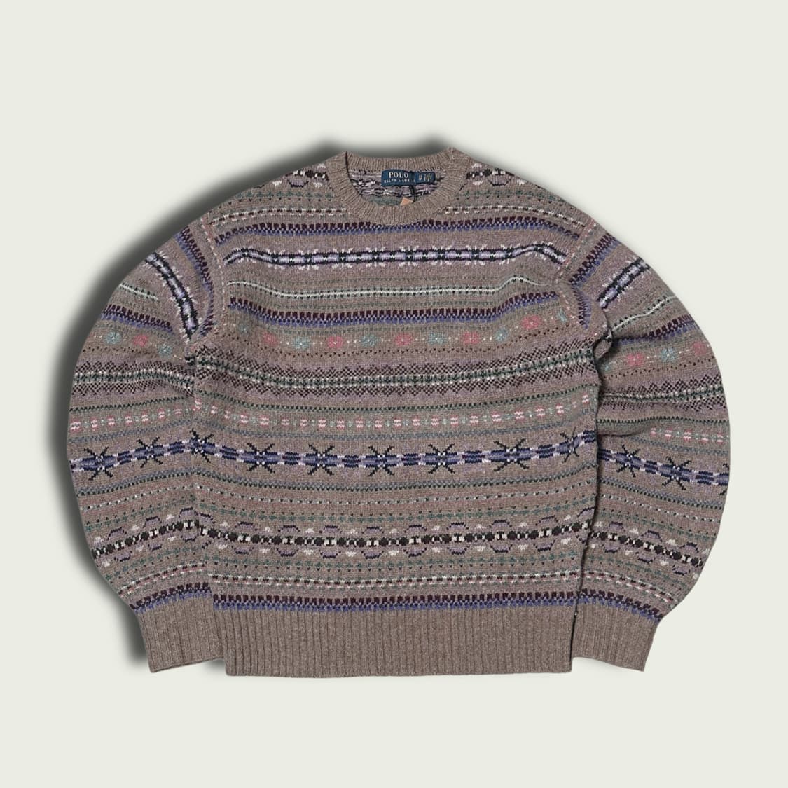 폴로 울 캐시 페어아일 니트 상품이미지1