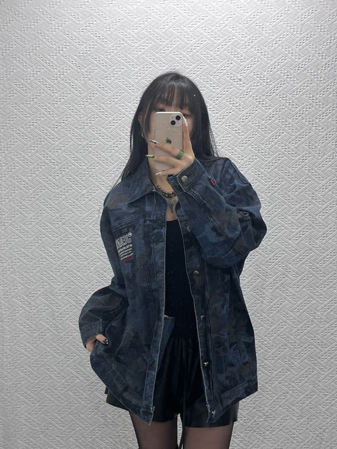 푸부 스트릿 힙합 밀리터리 카모플라주 워크 자켓 100 C08865 상품이미지2