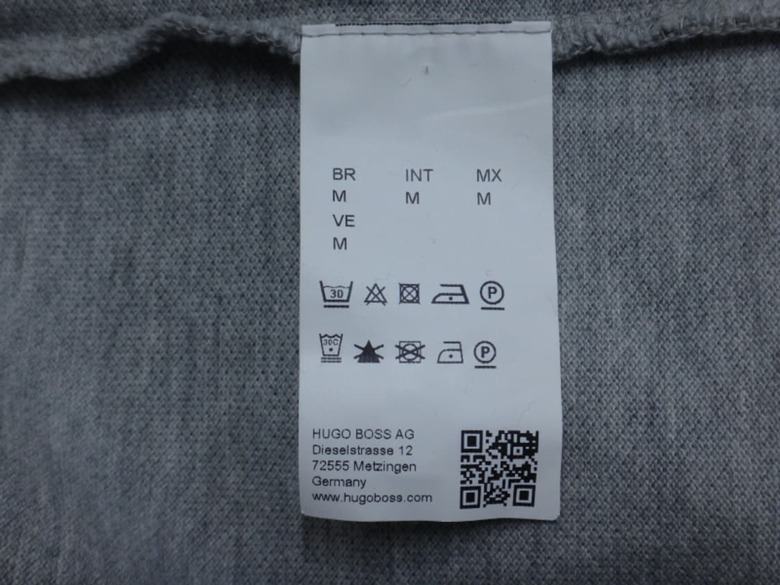 (M/95) 휴고보스 남성 카라넥 반팔 면 티셔츠 상품이미지9