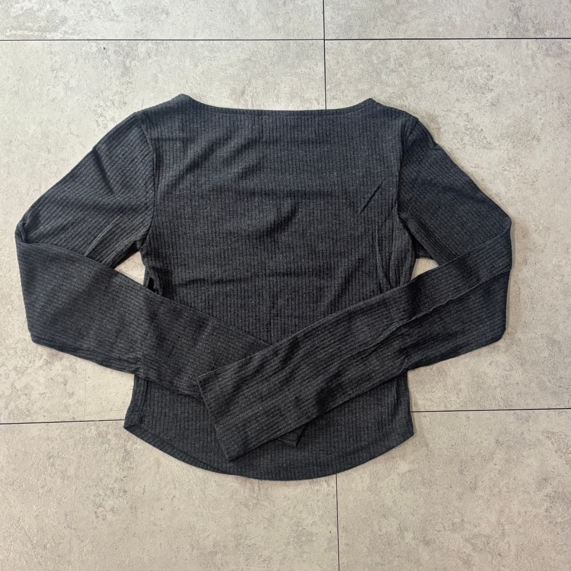 트리밍버드) 스퀘어넥 핑거홀 롱슬리브 CH F 상품이미지6