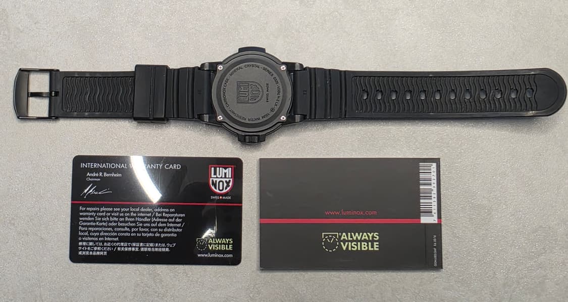 루미녹스 (LUMINOX) 블랙아웃 XS.0321.BO  (풀박스+보증서 상품이미지6