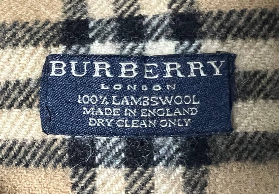 버버리 램스울 롱 목도리 머플러 체크 상태좋음 잉글랜드 시그니쳐  상품이미지3