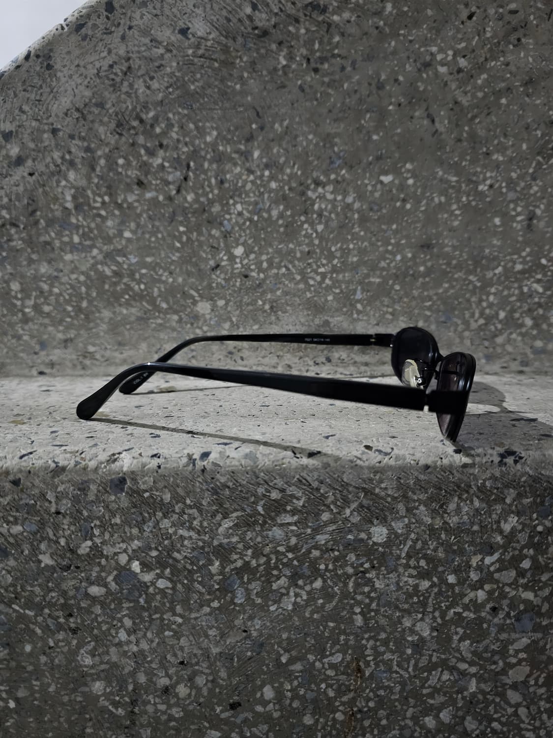 Japan Vintage 블랙 스퀘어 프레임 선글라스 상품이미지4