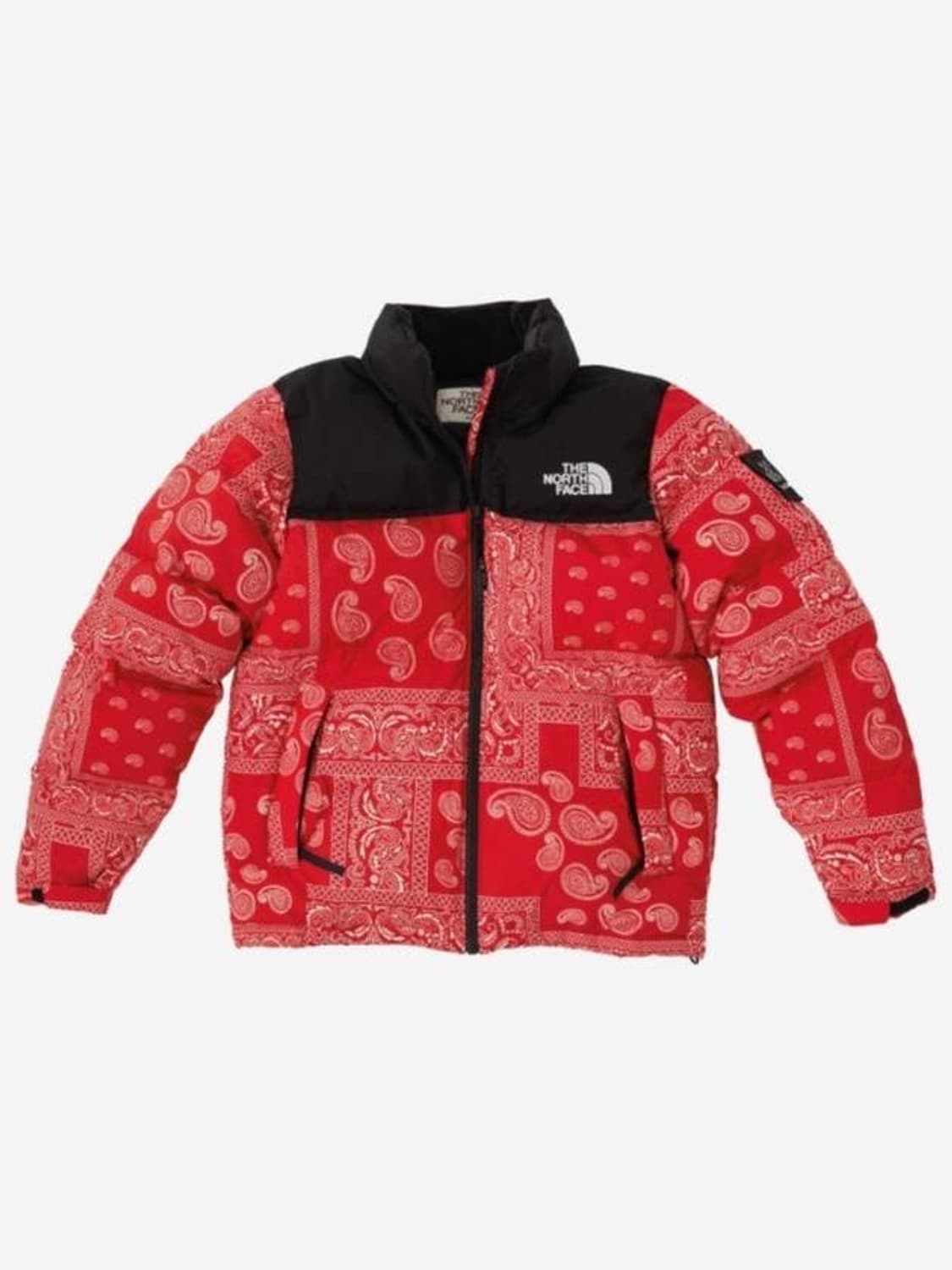 노스페이스 x 케이스스터디 눕시 반다나 레드 XL 상품이미지1