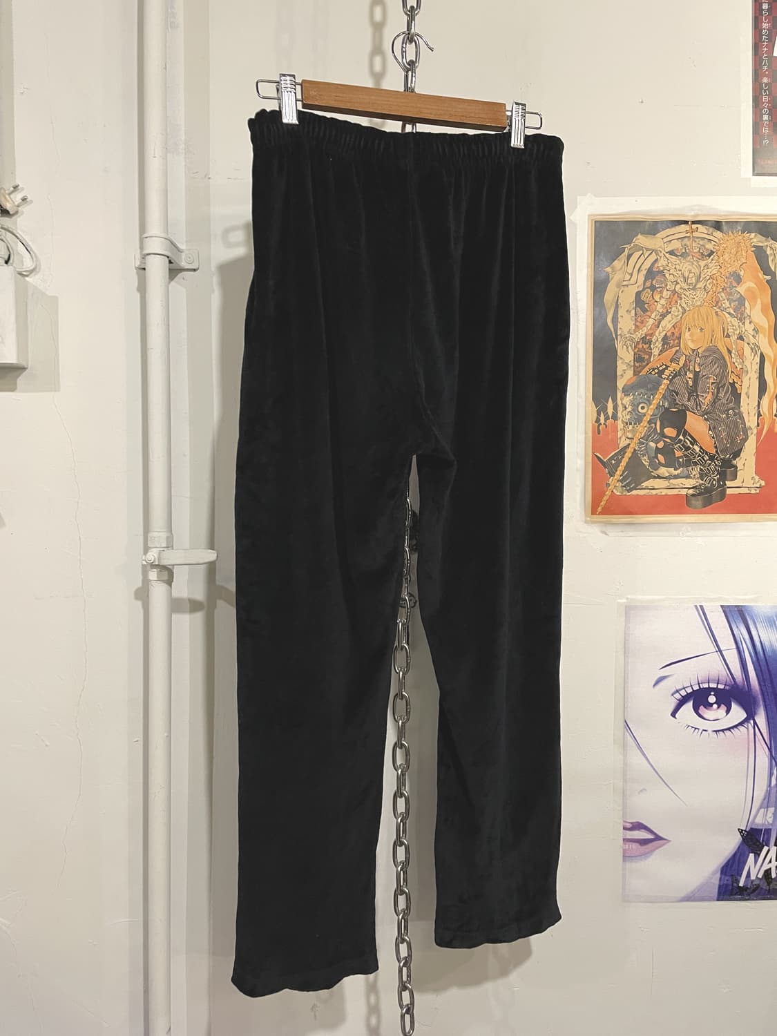 betty boop 베티붑 핑크 골드 자수 블랙 벨벳 셋업 상품이미지9