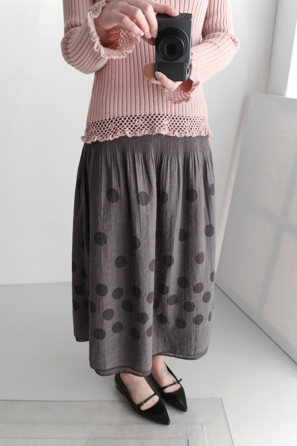 reversible pleats skirt  상품이미지8