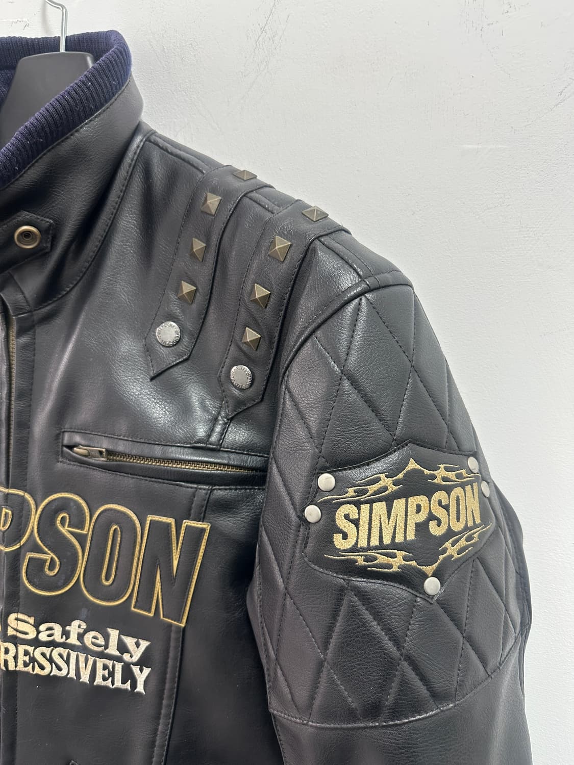 The Simpson stud motorcycle 2way jacket  상품이미지6