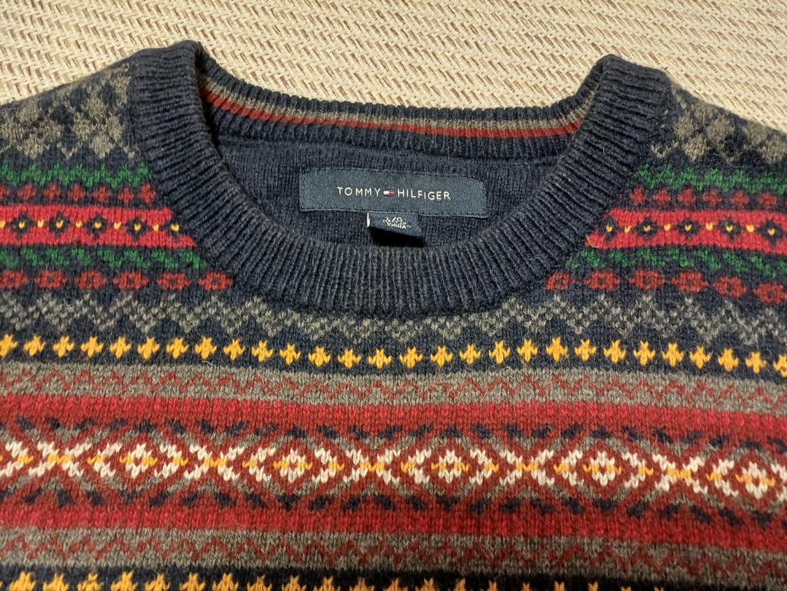 타미힐피거 빈티지 페어아일 울 블렌드 스웨터 (여성 루즈핏) 상품이미지2