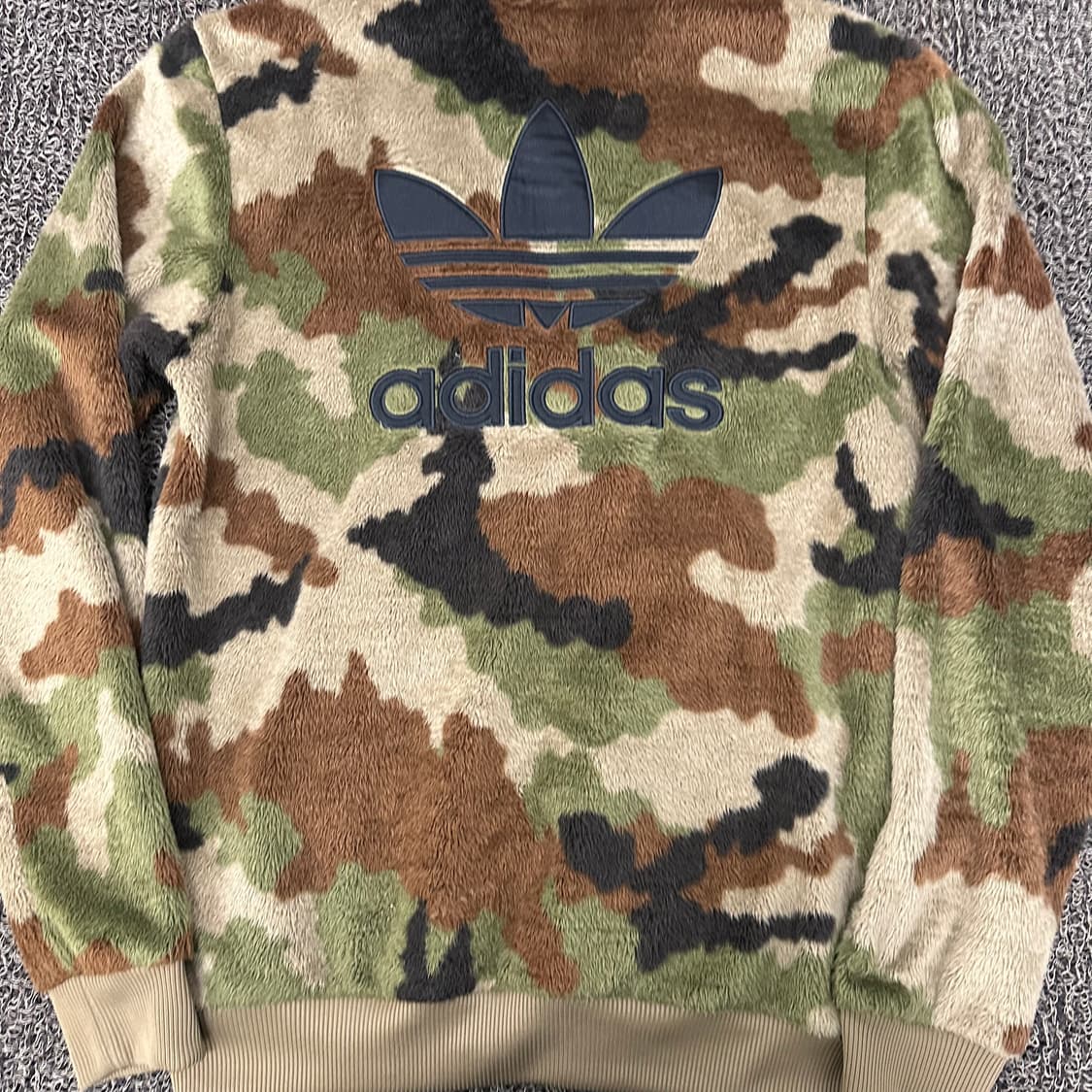 아디다스 밀리터리 카모 후리스 여성 후드집업 85(XS) 상품이미지7