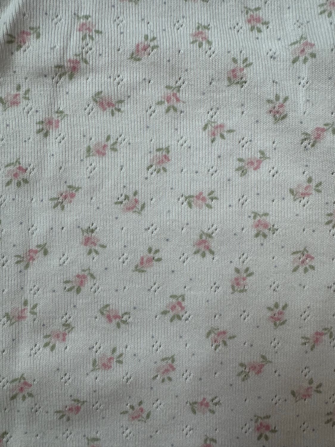 브랜디멜빌 반팔 ZELLY 플로랄 아일렛 헨리넥 티셔츠 상품이미지5