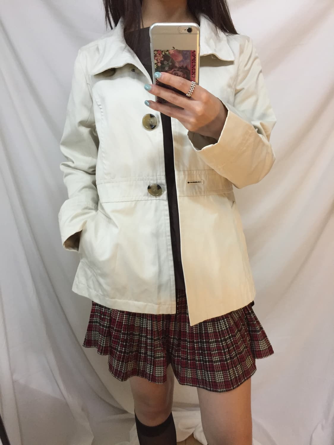 플라워 안감 자켓 상품이미지6