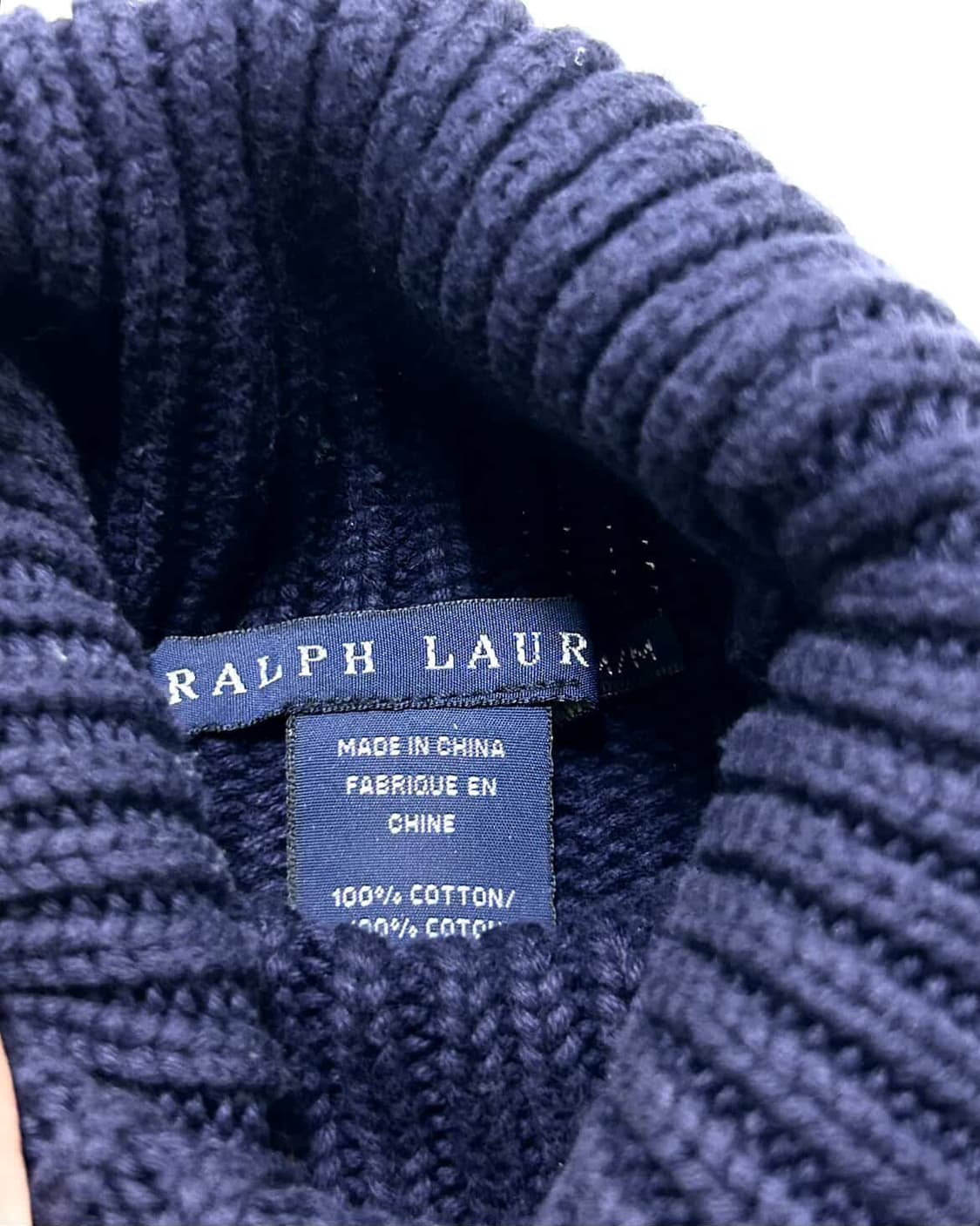 폴로 성조기 터틀넥 니트 상품이미지8