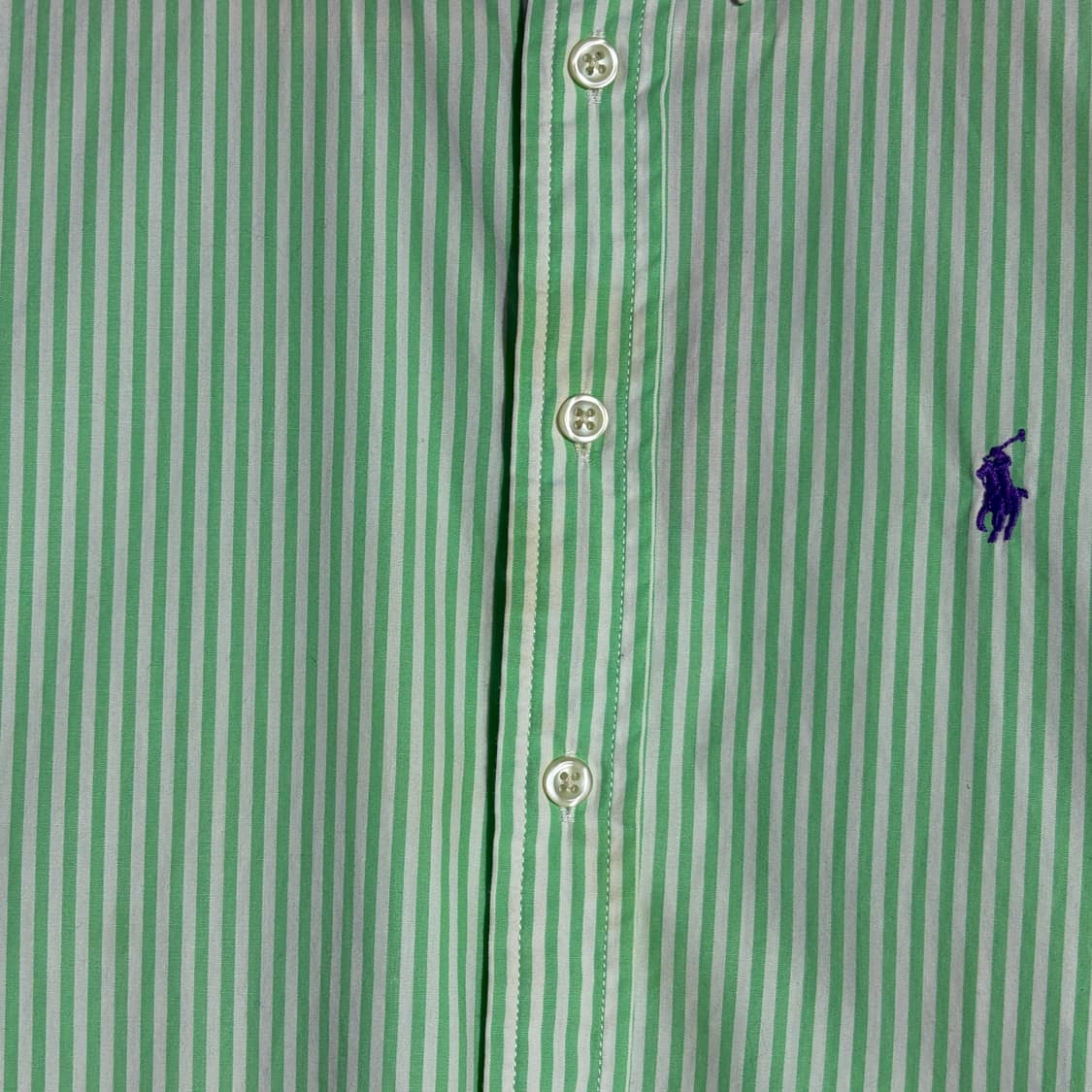 폴로 랄프로렌 빈티지 그린 스트라이프 셔츠 (무료배송) 상품이미지2