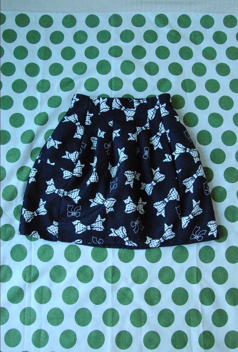 Dazzlin dot ribbon Skirt 상품이미지5