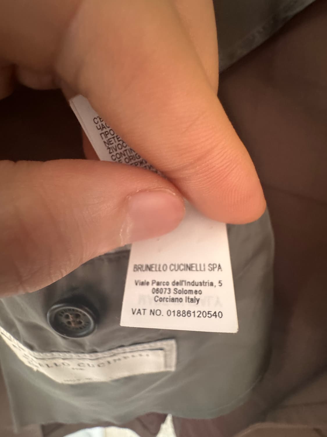 브루넬로 쿠치넬리 사파리 자켓 / 브라운  / 사이즈 48 상품이미지10