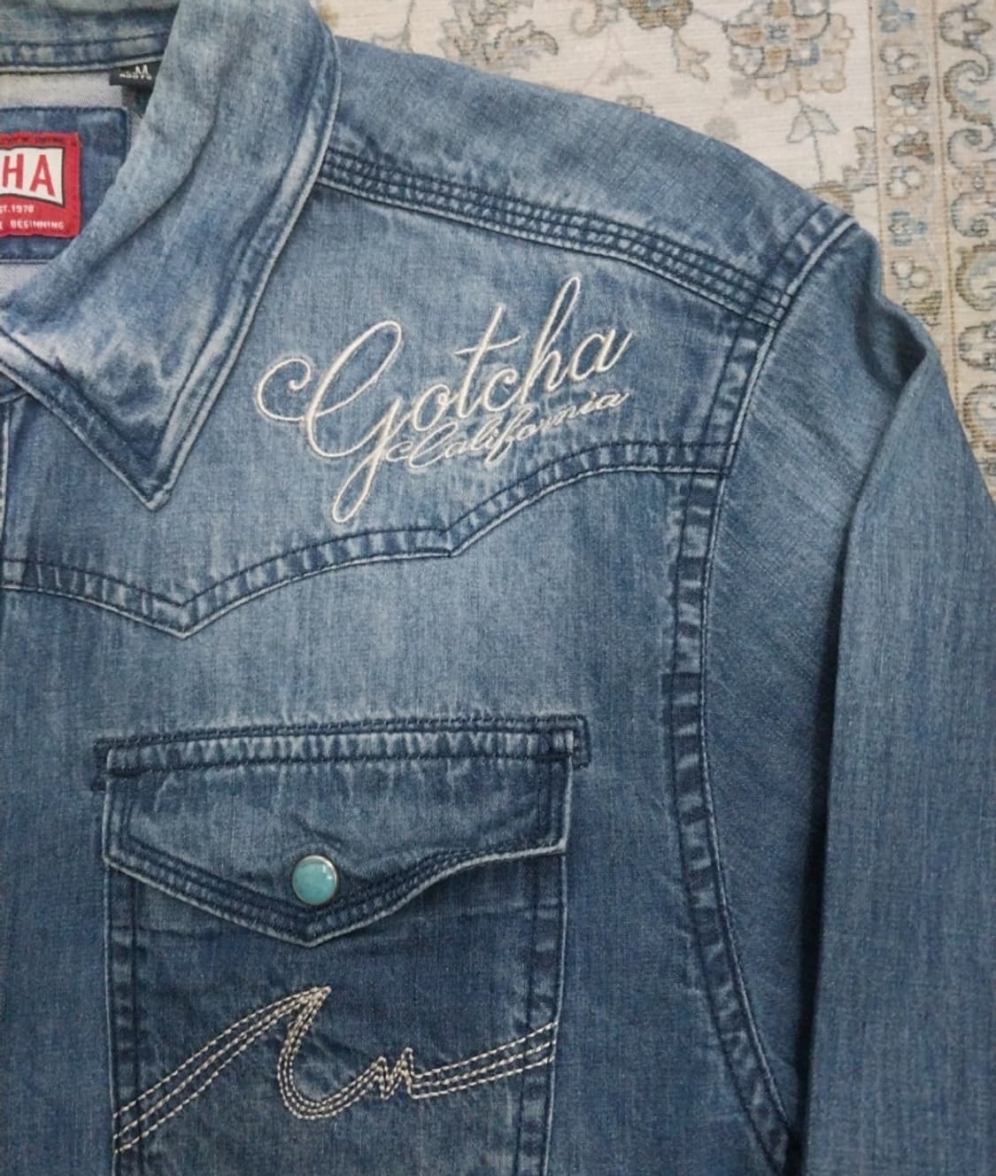 GOTCHA 데님 셔츠 M 상품이미지3