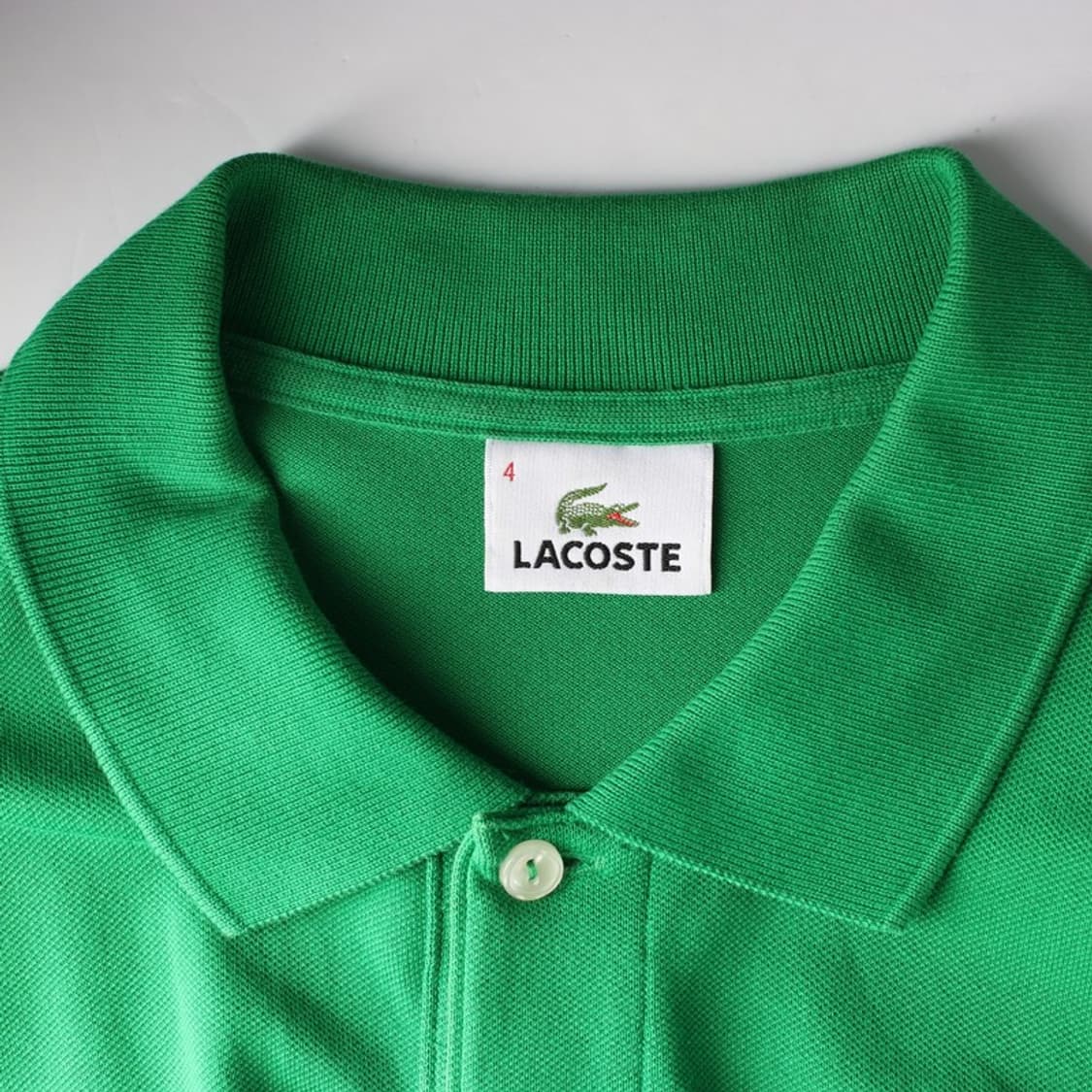 라코스테 클래식 피케 반팔 폴로 셔츠 그린 4 상품이미지5