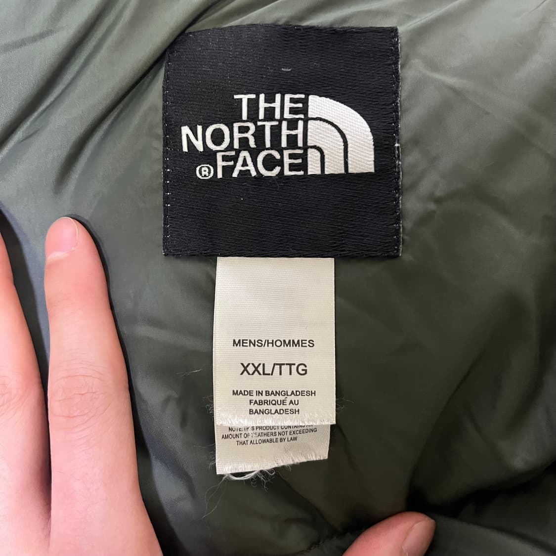The north face 노스페이스 눕시 700 조끼패딩 카모 xl 상품이미지7
