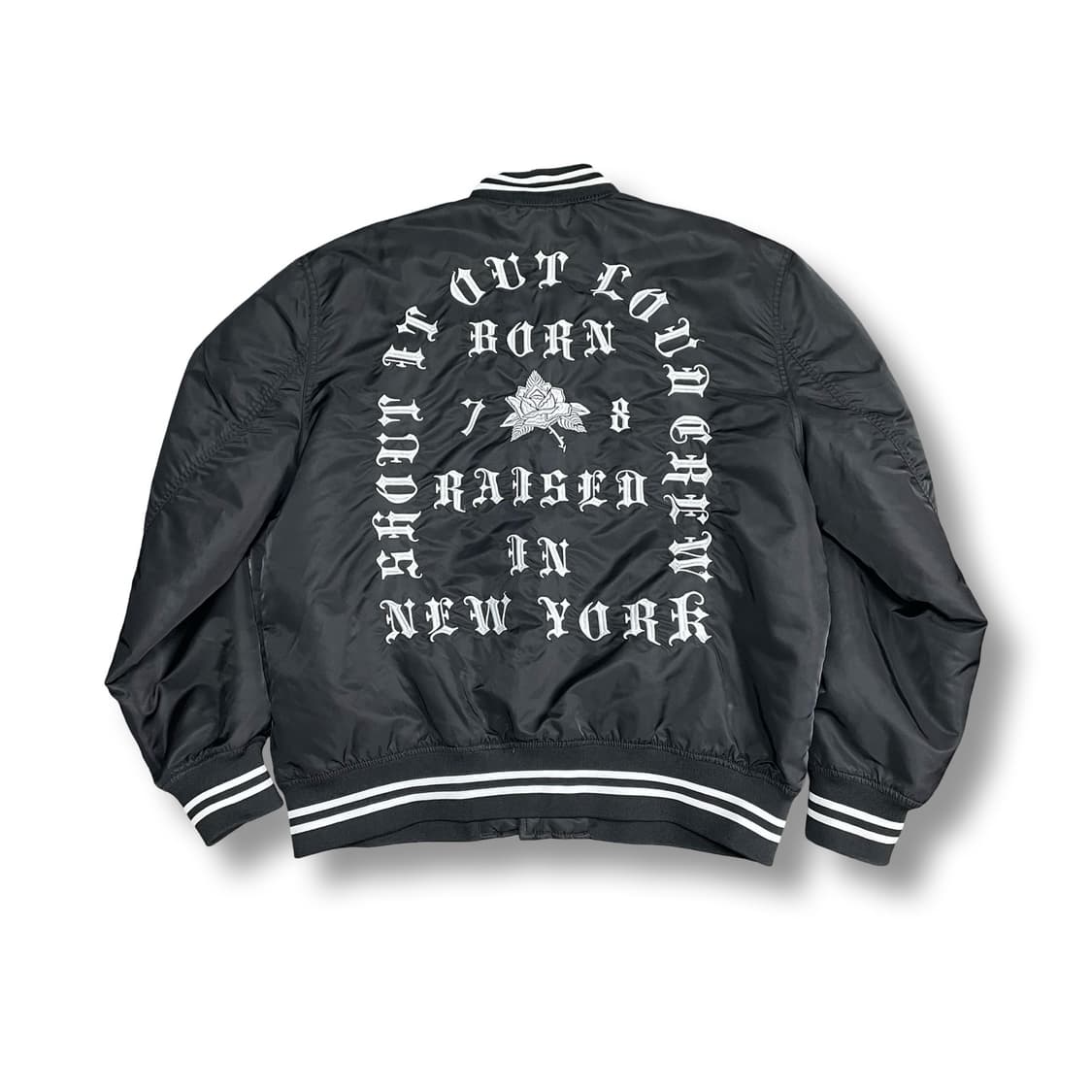 [XL] 뉴욕 레터링 봄버 바시티 자켓 상품이미지1