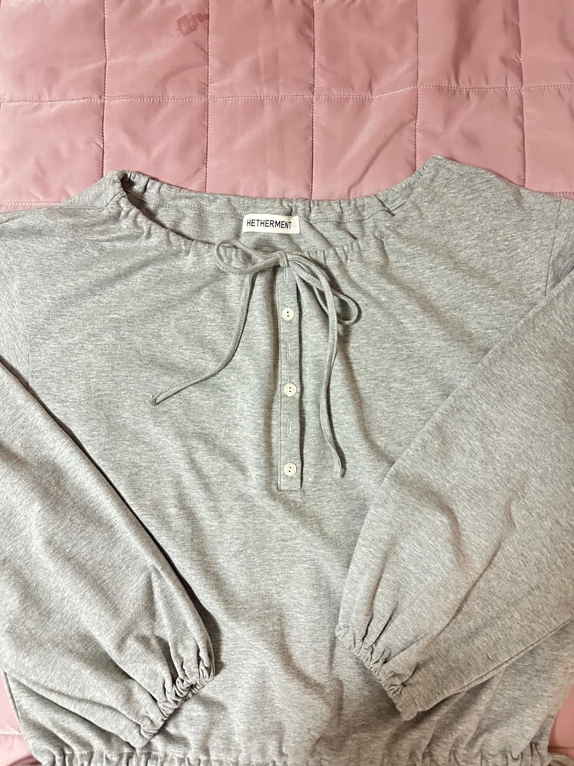 헤더먼트 저지 컴피 블라우스 jersey comfy blouse 상품이미지4