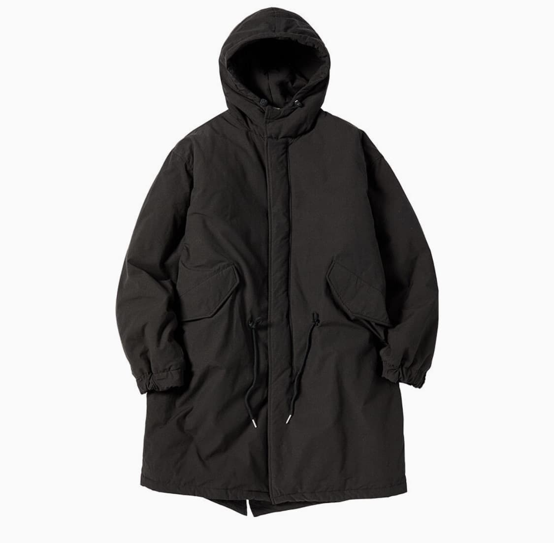 꼬모니노즈 야상패딩 롱패딩 HOOD FISHTAIL LONG PARKA 상품이미지1