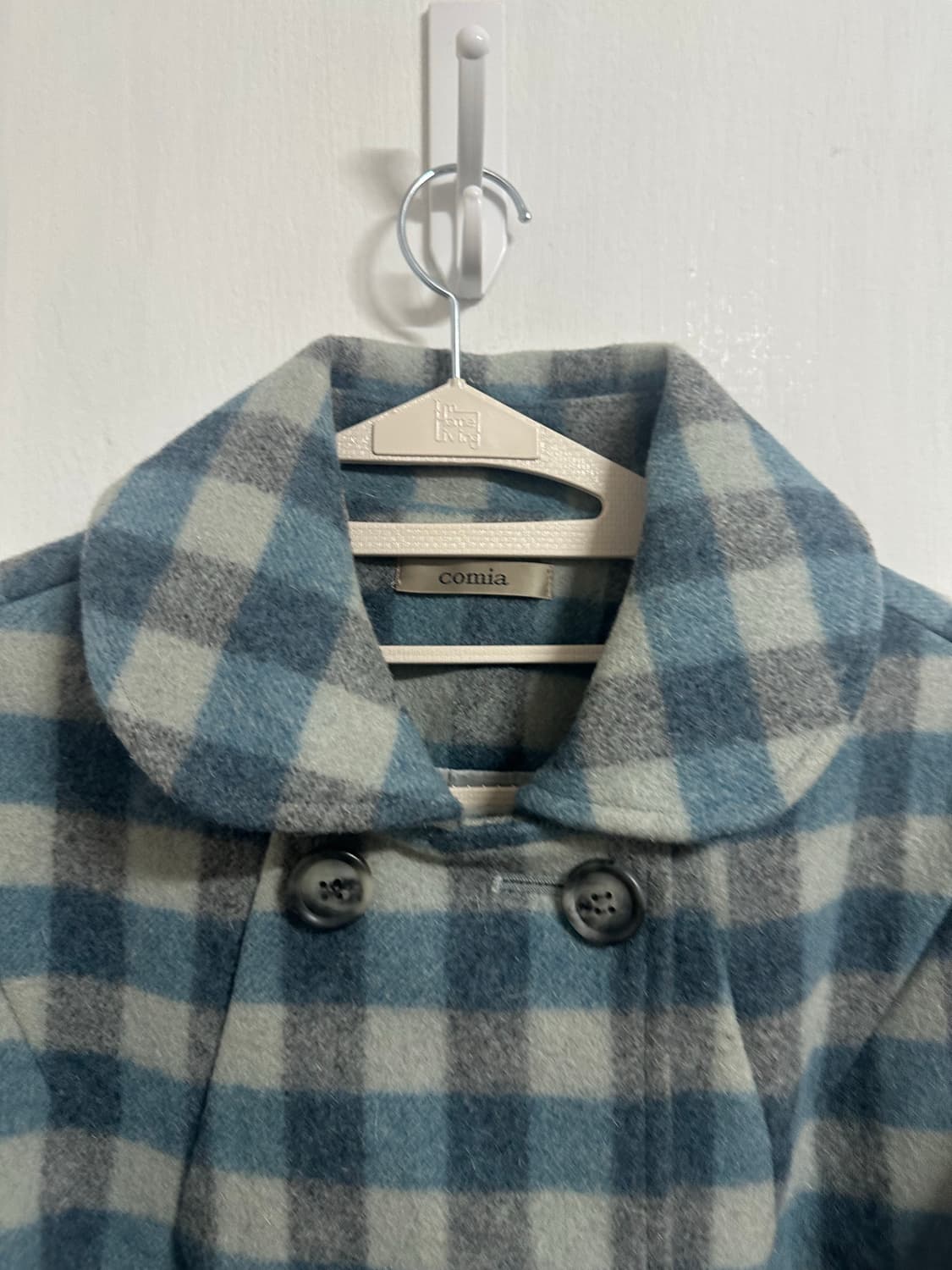 모리걸 둥근카라 더블코트 울100% made in Japan 상품이미지3