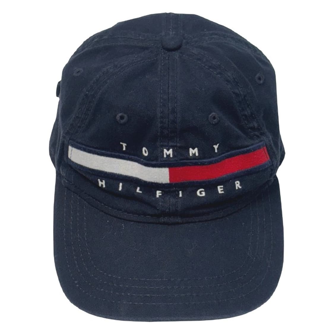 TOMMY HILFIGER 자수 로고 볼캡 네이비 상품이미지1
