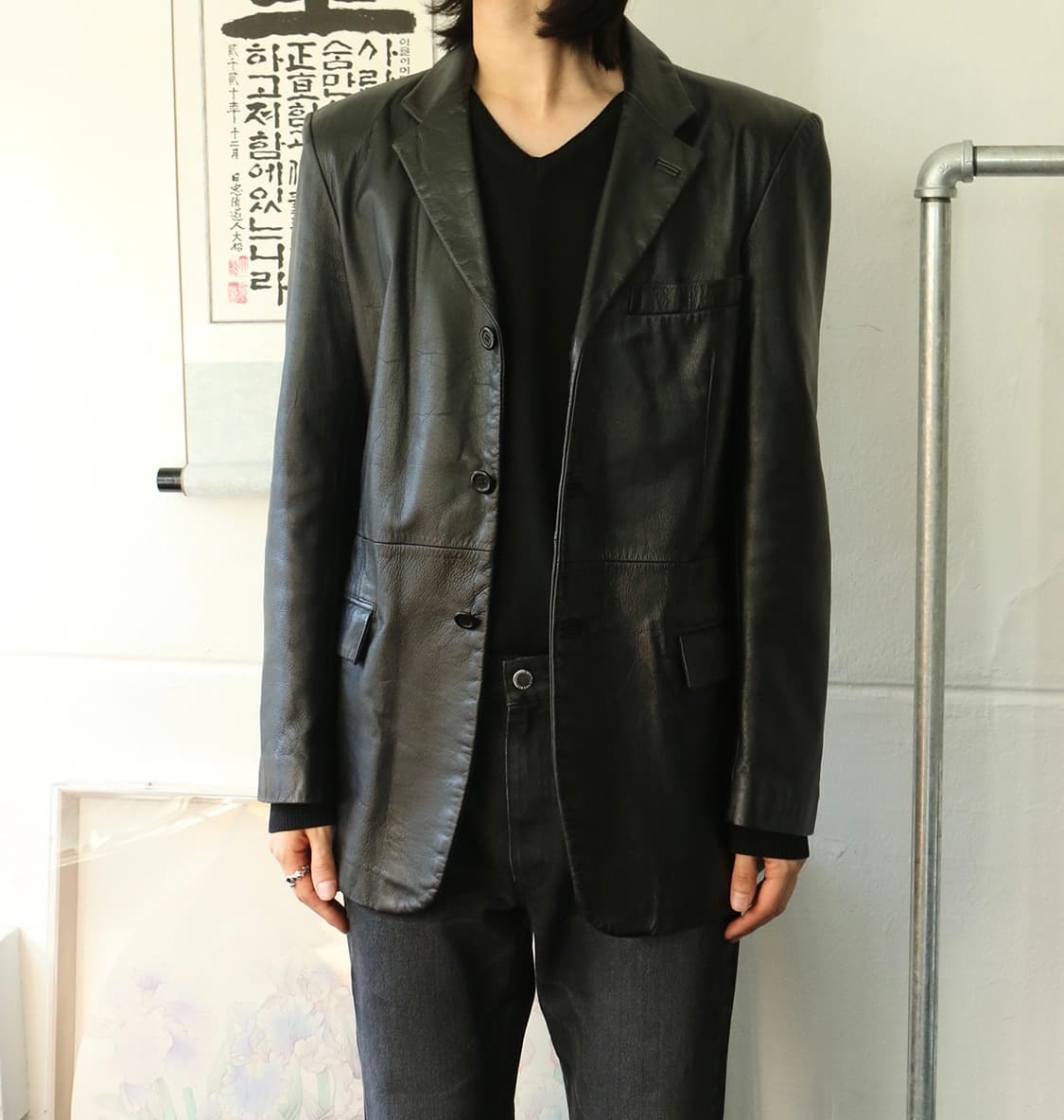 토네이도 마트 레더 블레이저 상품이미지1