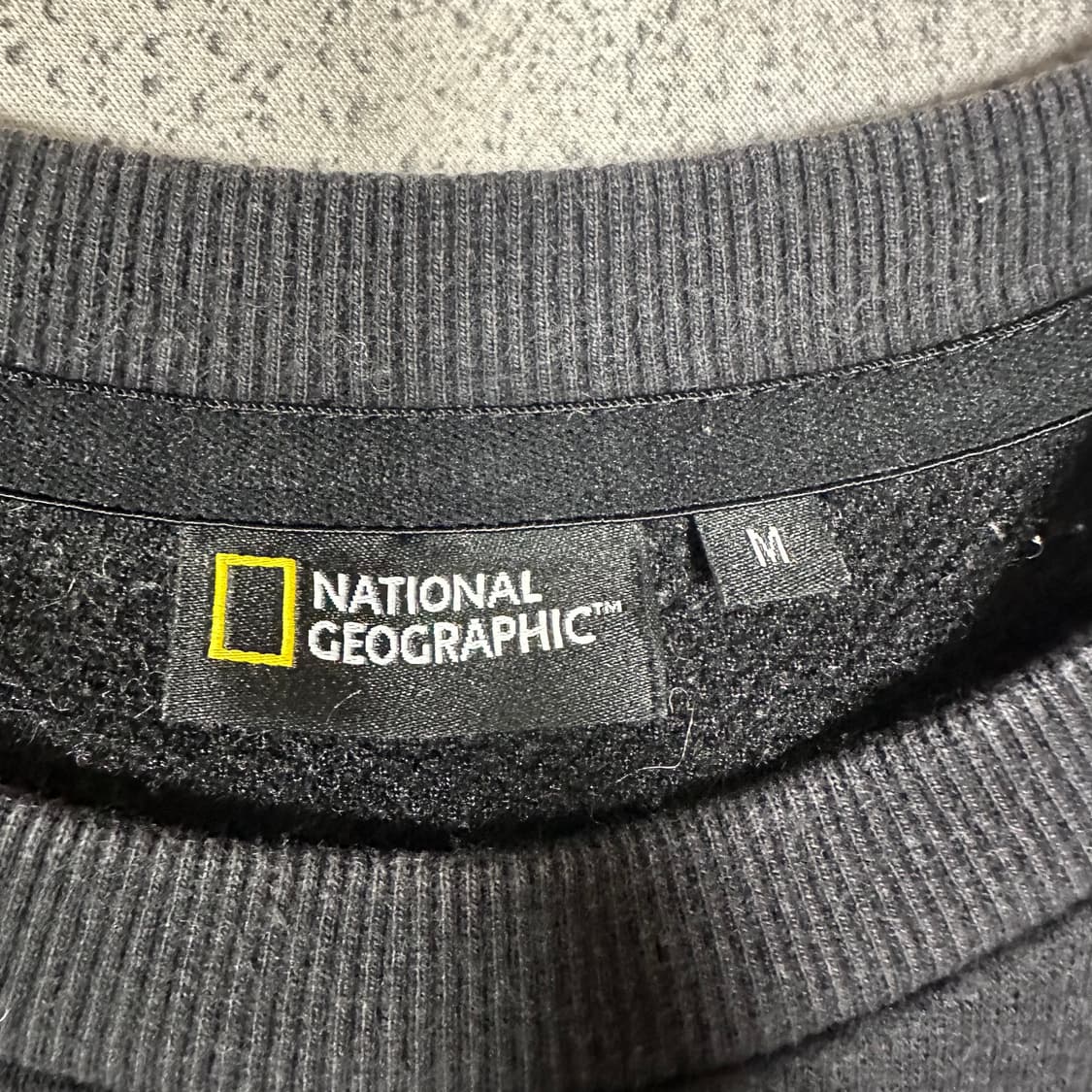 (바배) 내셔널지오그래픽 로고 맨투맨 상품이미지3