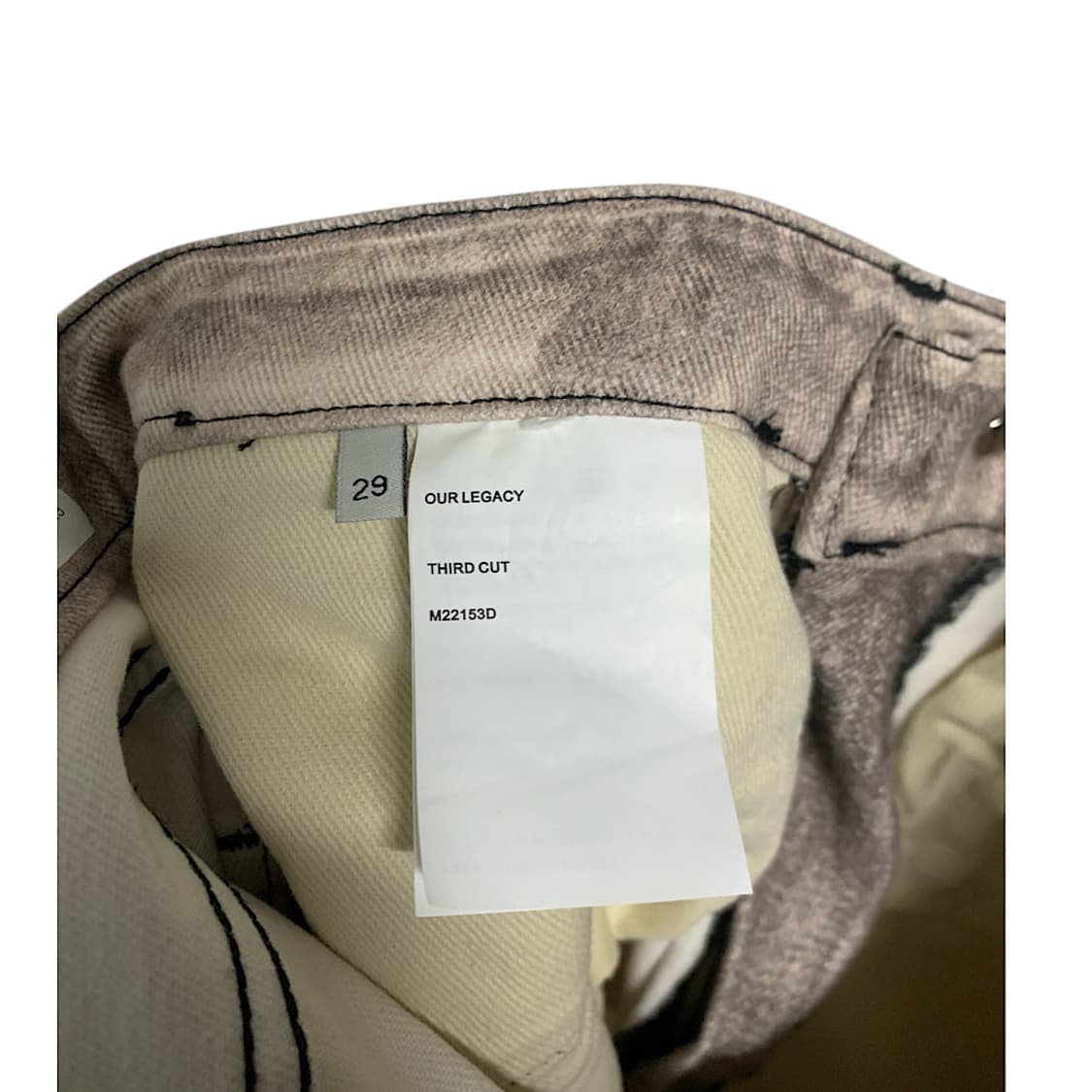 아워레가시 써드컷 디지털 데님 팬츠 29 상품이미지4